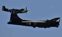 Flying Fortress & Mustang at Duxford