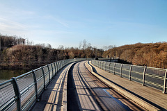 Auf der Staumauer der Ennepetalsperre (Breckerfeld) / 27.01.2024