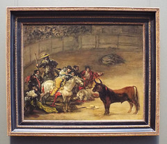 Bullfight, Suerte de Varas by Goya in the Getty Center, June 2016