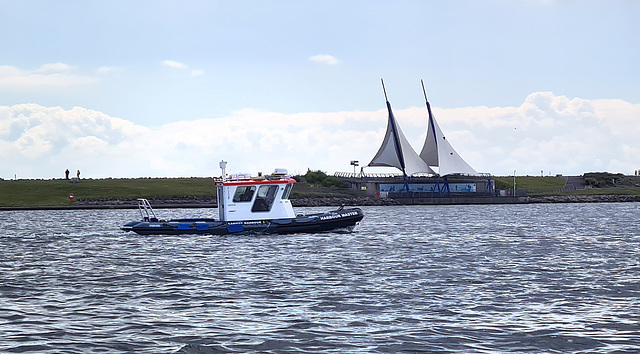 New boat on the Bay