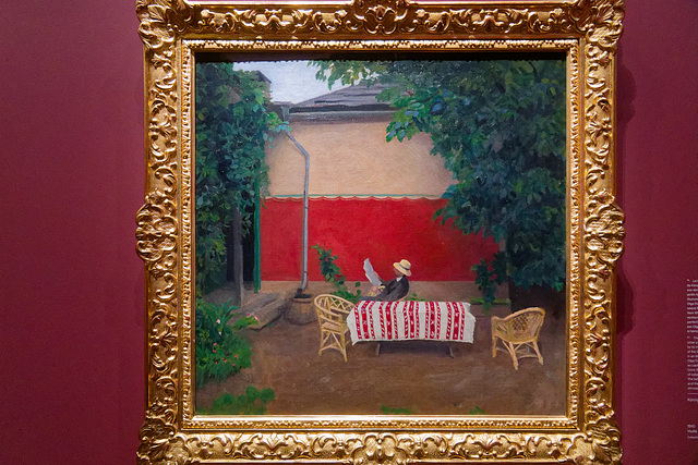 "Le mur rouge IV" (Károly Ferenczy - 1910)