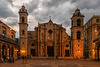 Catedral de La Habana al atardecer