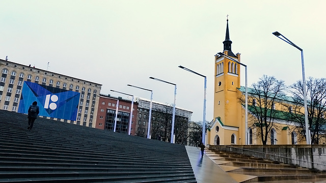 vue sur l'église de St-Jean