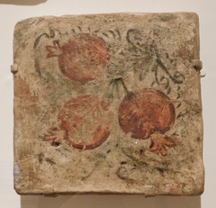 Ceiling Tile with 3 Pomegrantes in the Metropolitan Museum of Art, June 2019