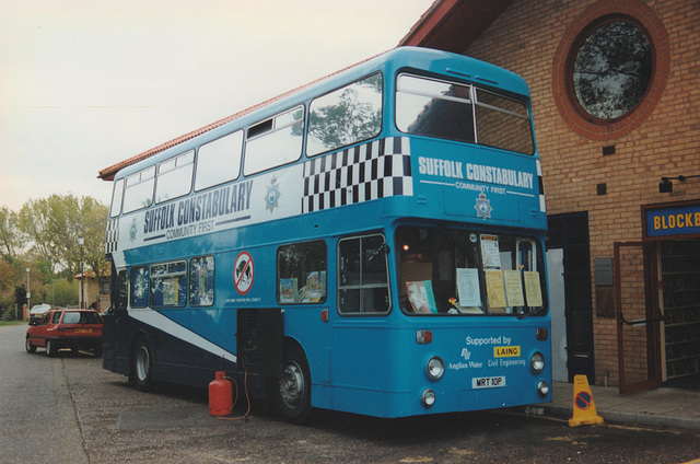 Suffolk Constabulary MRT 10P in Mildenhall – Late Oct 1996 (339-10A)