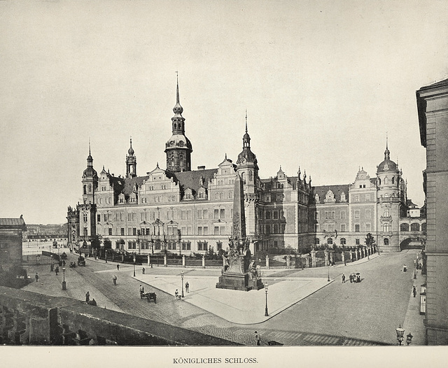 Album von Dresden: Königliches Schloss