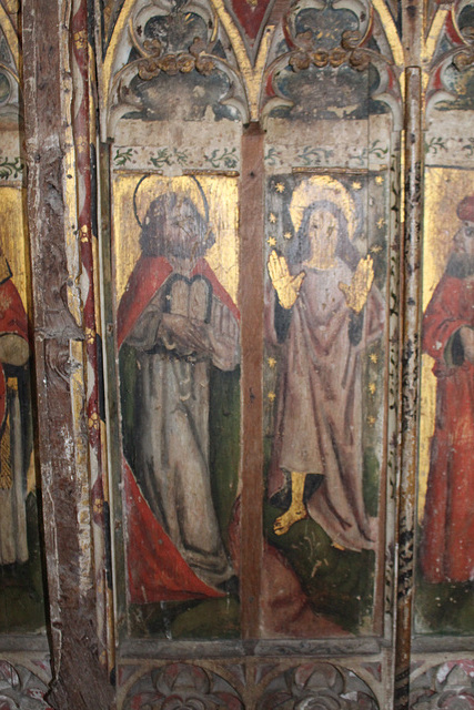 Detail of Screen, Westhall Church, Suffolk