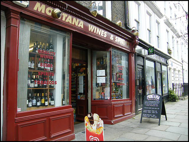 Bloomsbury wine shop