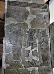 little horkesley church, essex  (17) c16 bridget marney +1549 and husbands brass