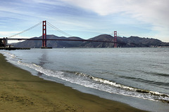 The Golden Gate Bridge – Viewed from Crissy Field, Presidio, San Francisco, California