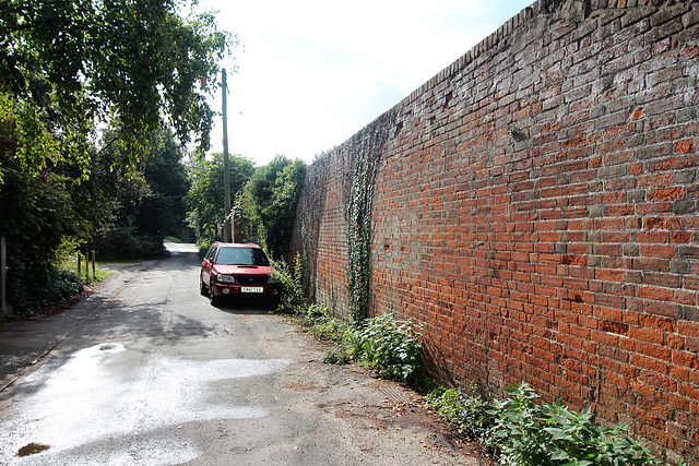 South side of Castle Lane, Bungay, Suffolk