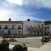 Pillory and Town Hall.