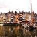 Honfleur, Normandía, Francia, le vieux bassin + (1PiP)
