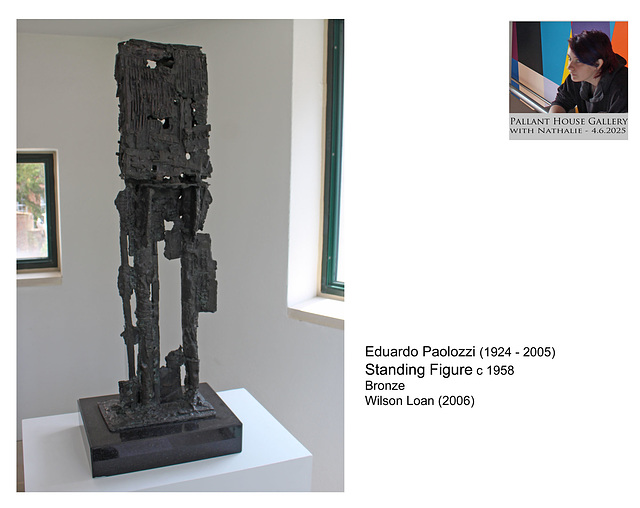 Standing figure Eduardo Paolozzi Pallant House 4 6 2025