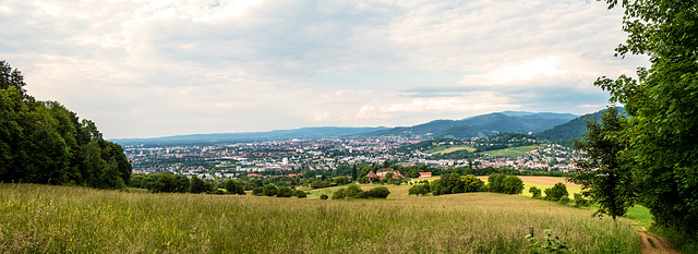 Freiburg, Blick aufs Jesuitenschloss