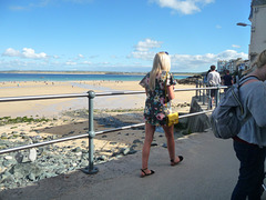 The Blonde and the beach ~ HFF from St Ives