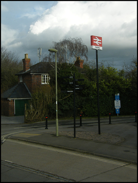 Radley Station sign