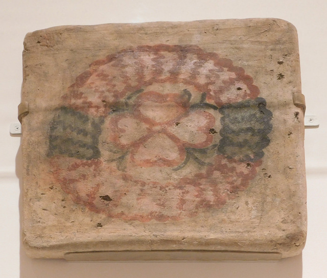 Ceiling Tile with Rosette in the Metropolitan Museum of Art, June 2019