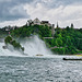 Hochwasser am Rheinfall 2021