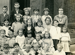 Schoolchildren Posing Outside a School, Lebanon, Pa. (Cropped Right)