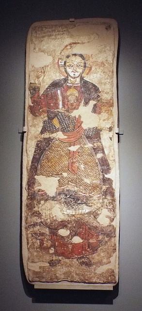 Wall Painting with a Nubian Dignitary Protected by Christ in the Metropolitan Museum of Art, February 2024