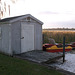 Pedal boat on Lake Cecile