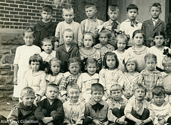 Schoolchildren Posing Outside a School, Lebanon, Pa. (Cropped Left)