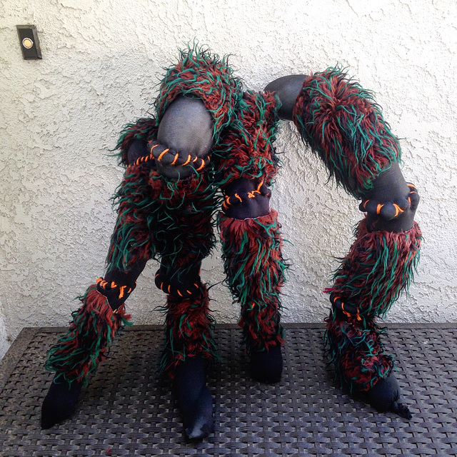 Half a tarantula costume