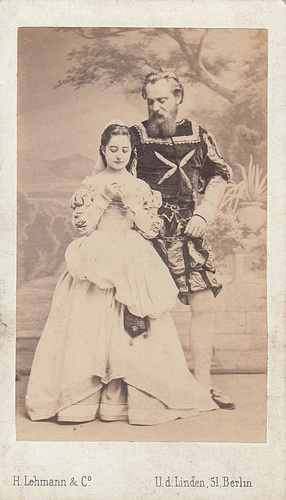 Pauline Lucca and Albert Niemann by Lehmann