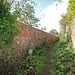 Footpath, south side of Castle Lane, Bungay, Suffolk