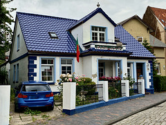 Haus in Blau