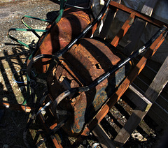 Rusty Wheelbarrow