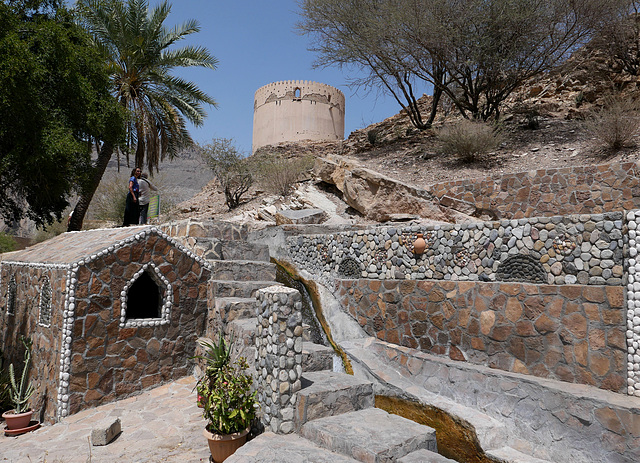 Aqueduct in the new town.