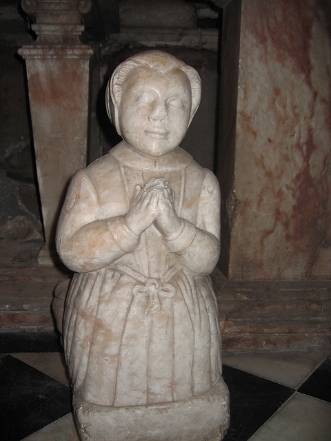 Detail of Gerard Memorial in Ashley Church, Staffordshire