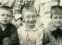 Grinning Schoolkid (Schoolchildren Posing Outside a School, Lebanon, Pa.)