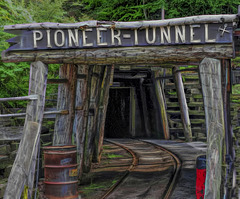 Pioneer Tunnel in Ashland, Pennsylvania