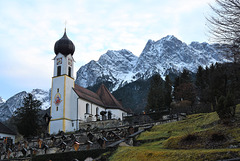 St. Johannes d. Täufer Church on a hillside!  Many fences there!