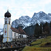 St. Johannes d. Täufer Church on a hillside!  Many fences there!