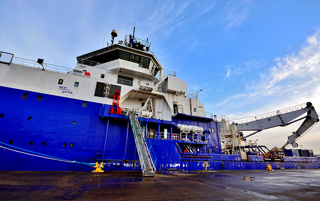 Bibby Sapphire. Dive support vessel