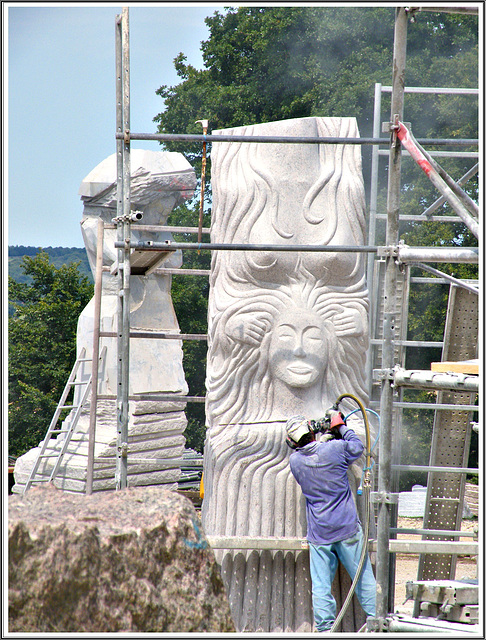 La vallée des Saints à Carnoet en Bretagne (22)