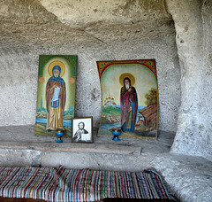 Icons at the St. Dimitar Basarbovski Rock Monastery