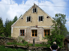 In Knönitz das Bauernhaus der Brauns