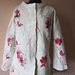 felted summer jacket with devore silk decorations