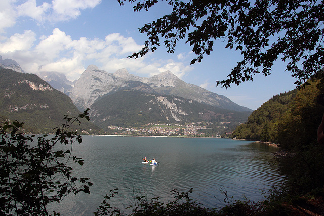 Blick auf Molveno und Brenta