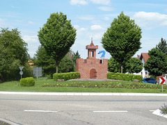 Verkehrskreisel in Lichtenau