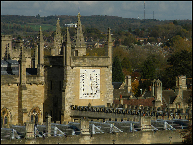 New College sundial