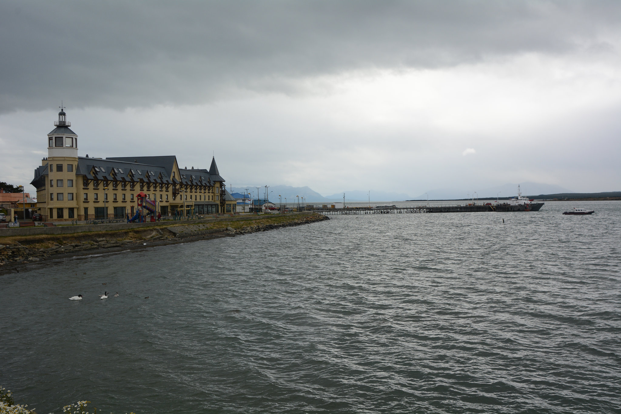 Chile, Puerto Natales, The Lighthouse on the Shore of the Bay of the Last Hope