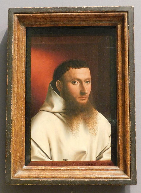 Portrait of a Carthusian by Petrus Christus in the Metropolitan Museum of Art, February 2019