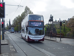 HBM: Lothian Buses 201 (SN11 EES) in Edinburgh - 8 May 2017 (DSCF7364)
