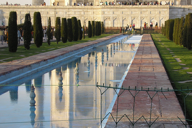 Reflections At The Taj Mahal